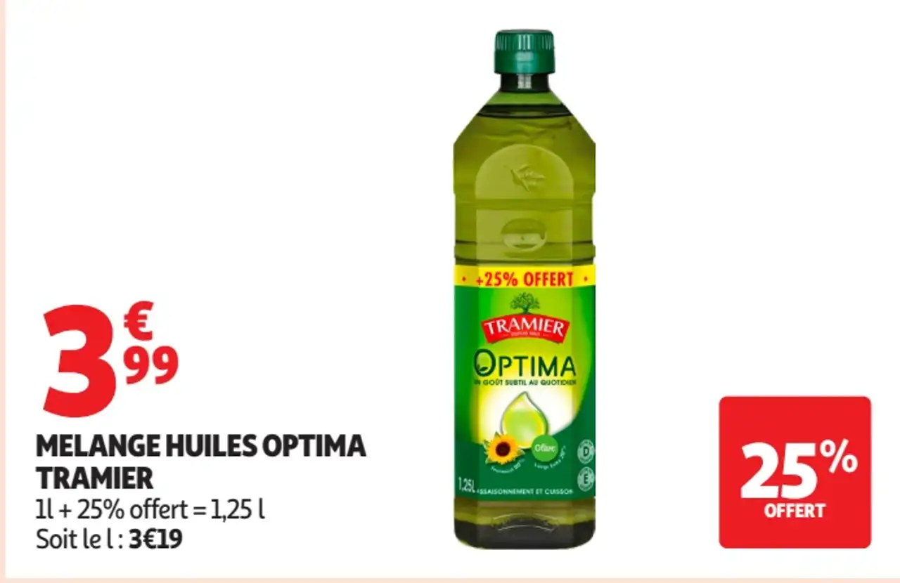 Mélange d'huiles Optima Tramier