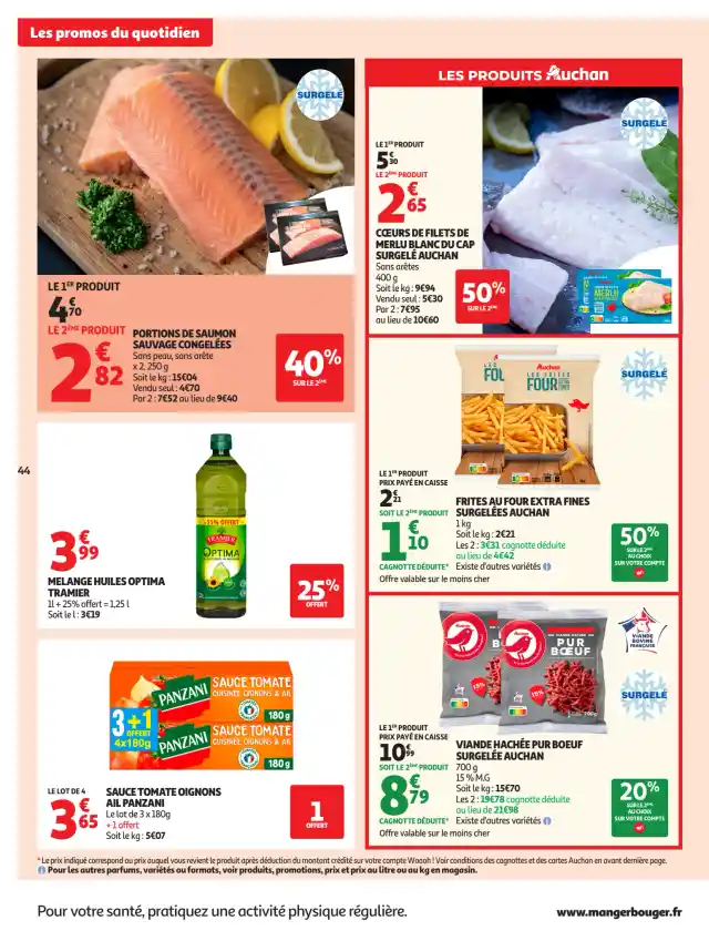 newspaper image - Mélange d'huiles Optima Tramier - Auchan Hypermarché