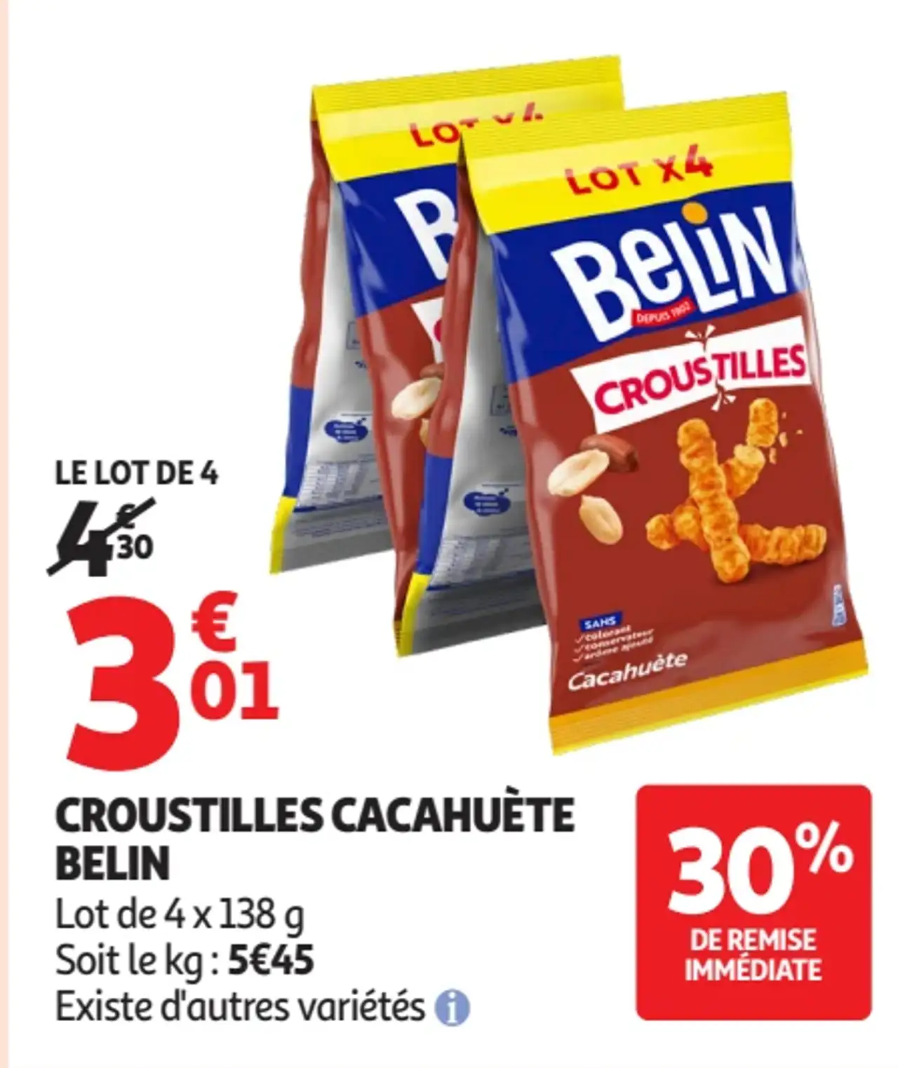 CROUSTILLES CACAHUÈTE BELIN