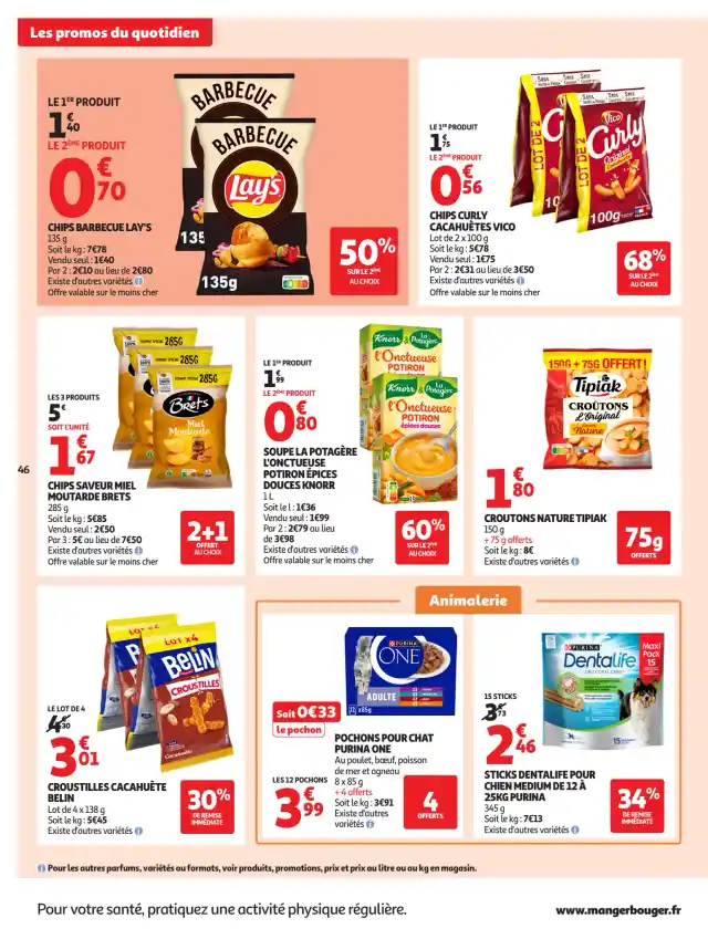 newspaper image - CROUSTILLES CACAHUÈTE BELIN - Auchan Hypermarché