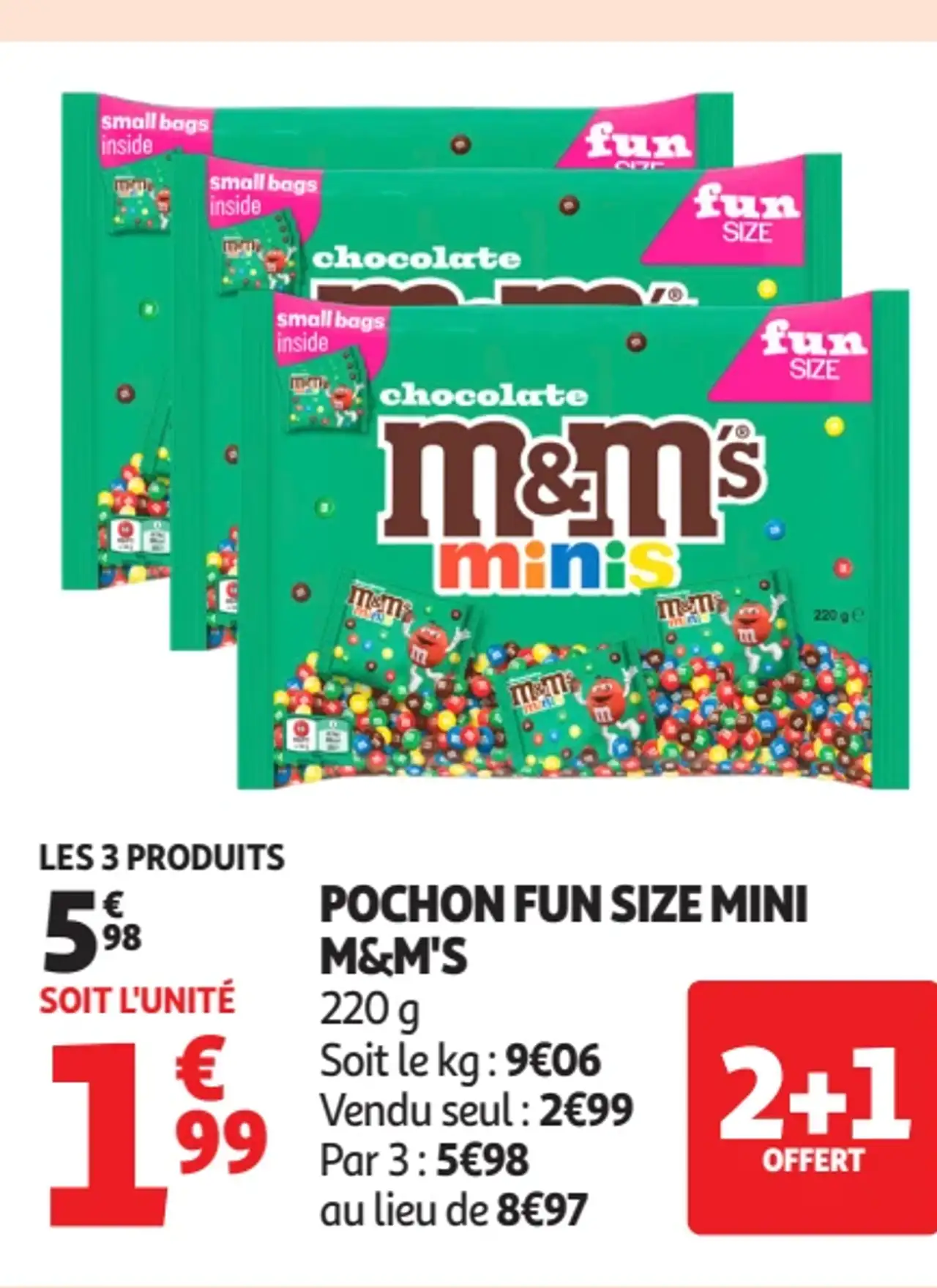 Pochon Fun Size Mini M&M's