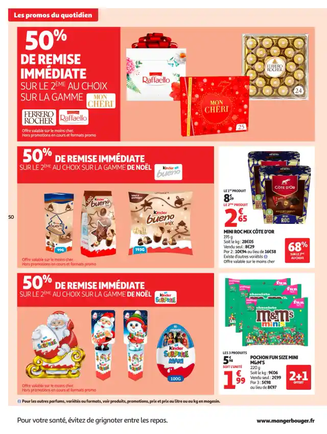 newspaper image - Pochon Fun Size Mini M&M's - Auchan Hypermarché