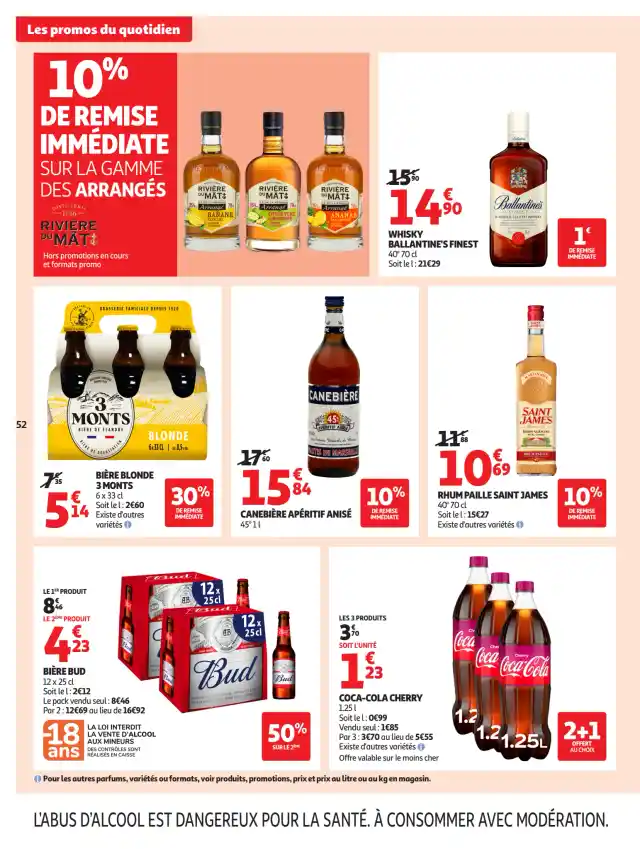 newspaper image - Rhum Paille Saint James - Auchan Hypermarché