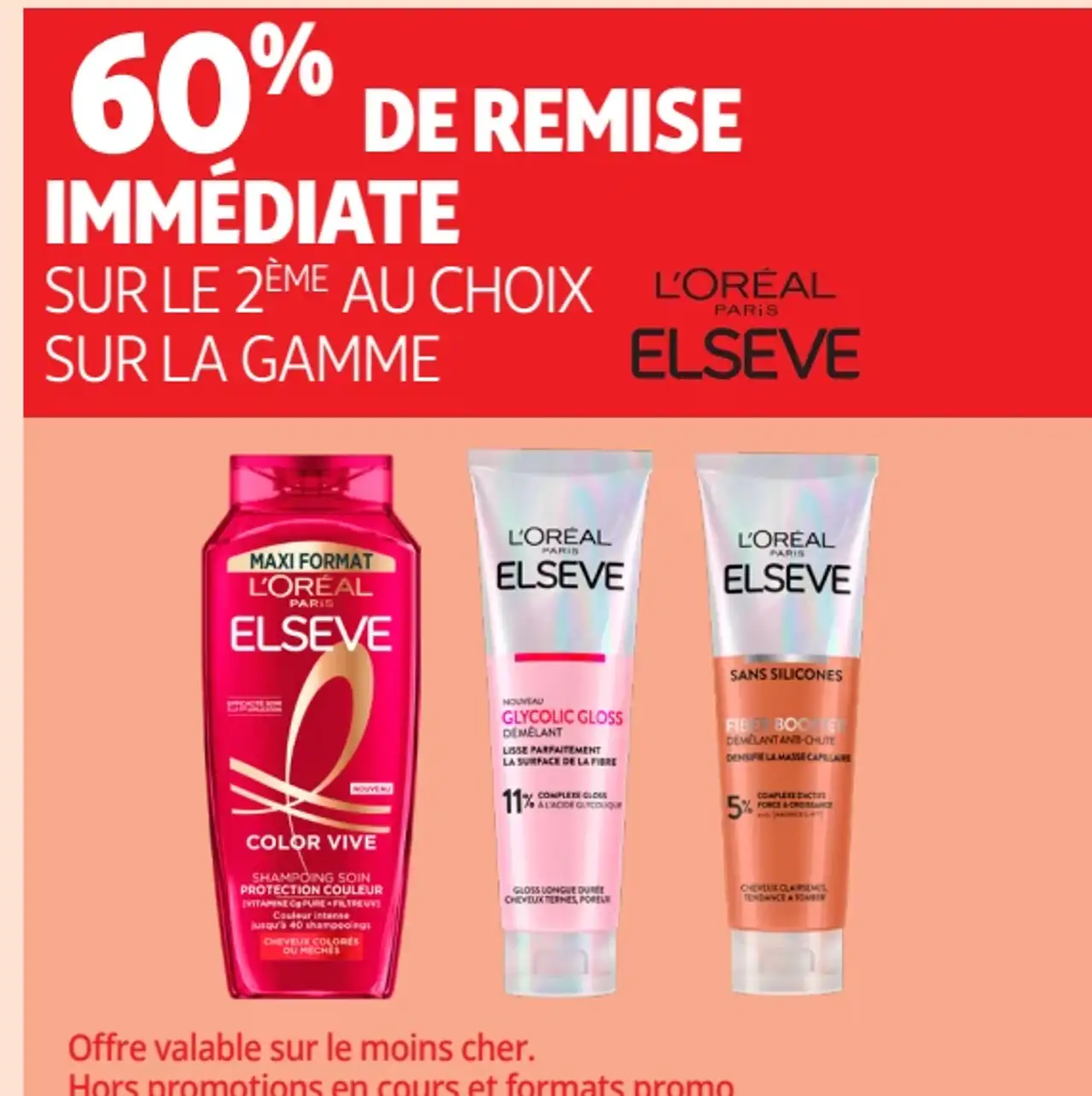 Gamme soins capillaires L'Oréal Elseve