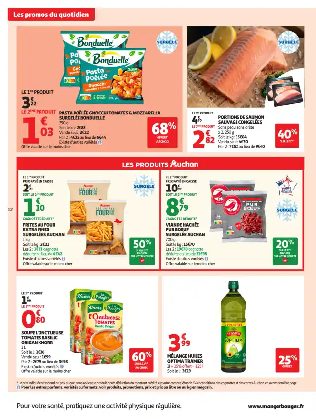 newspaper image - Mélange d'huiles Optima Tramier - Auchan Supermarché