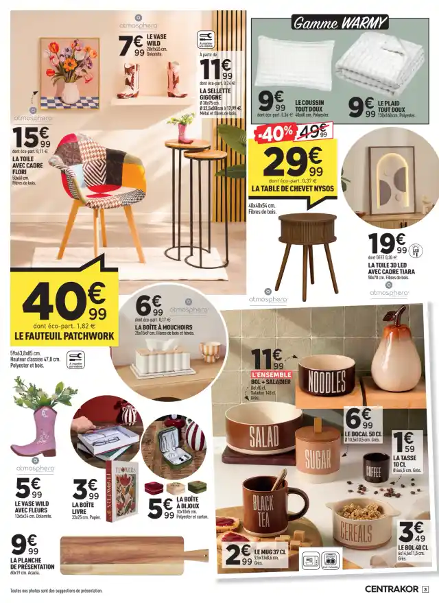 newspaper image - La table de chevet Nysos Atmosphera - Centrakor