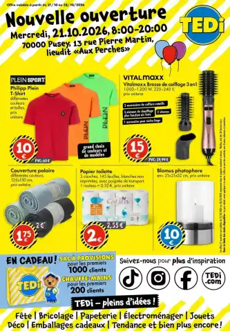 newspaper - Bazar & Déstockage - TEDi