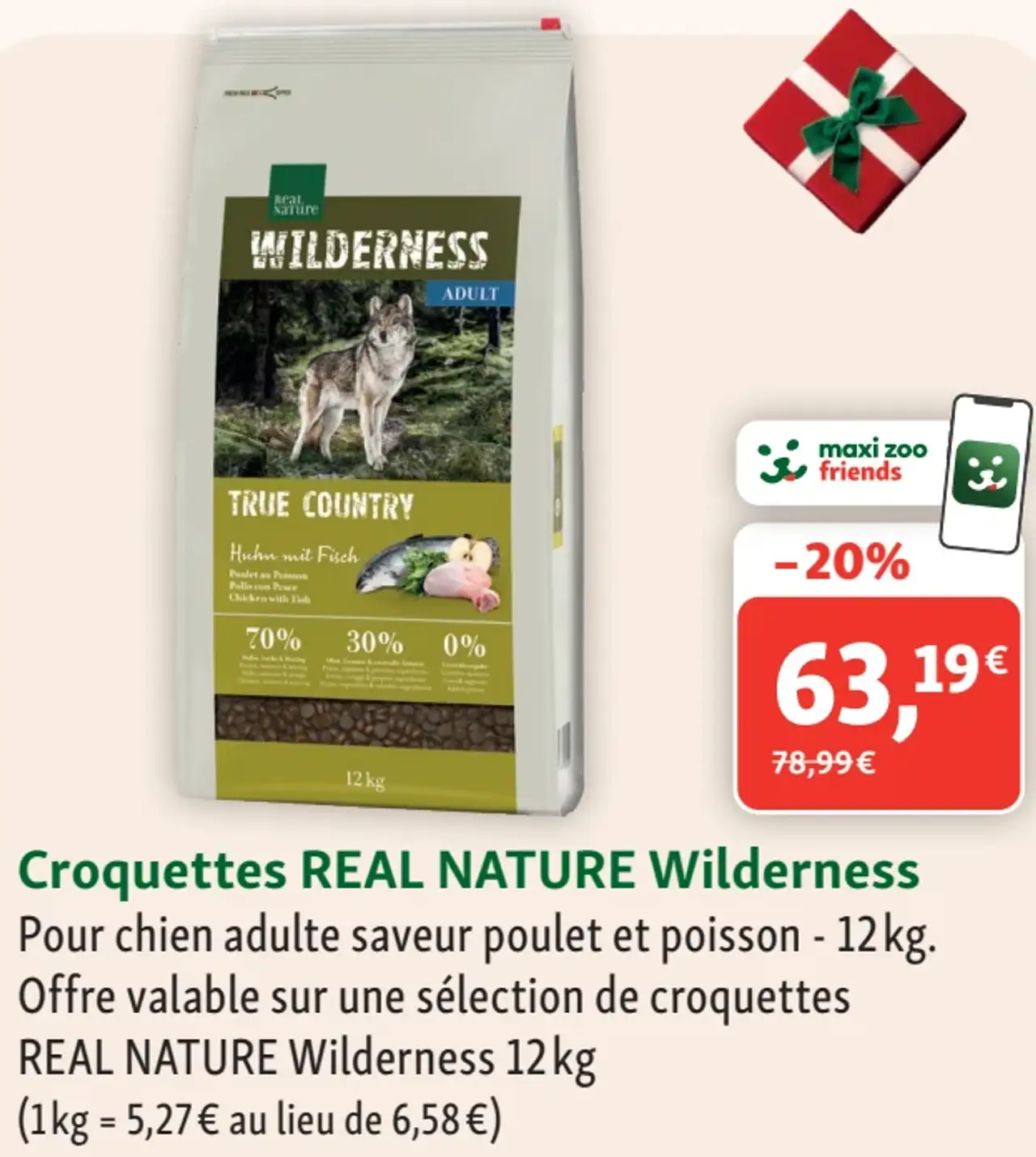 Croquettes REAL NATURE Wilderness