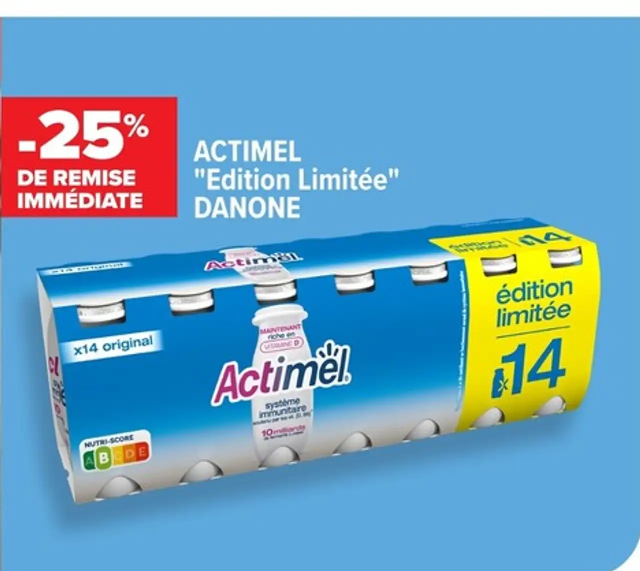 Actimel Edition Limitée Danone