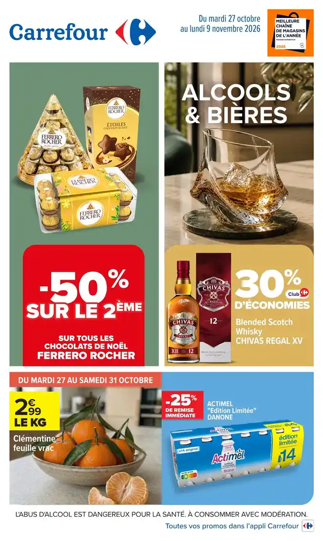 newspaper image - Actimel Edition Limitée Danone - Carrefour