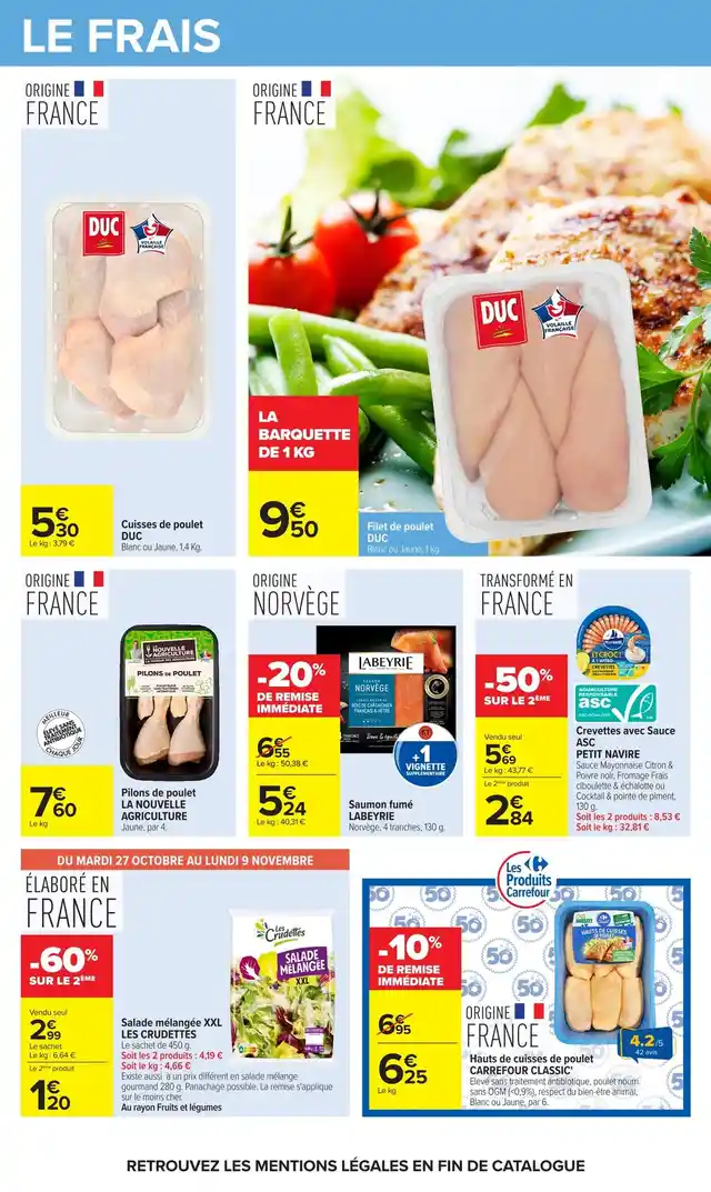 newspaper image - Salade mélangée XXL LES CRUDETTES - Carrefour
