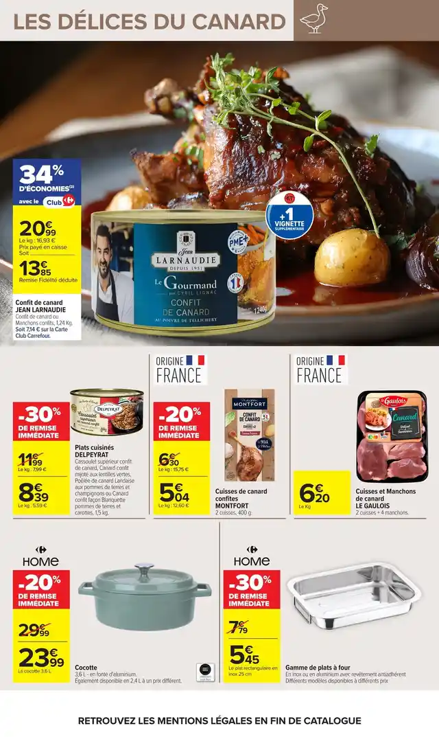 newspaper image - Plat rectangulaire en inox HOME - Carrefour