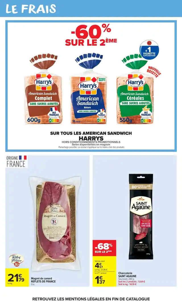 newspaper image - Charcuterie Saint Agaune Saucisson - Carrefour Market