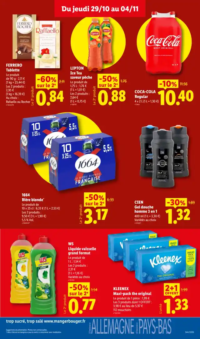 newspaper image - Lipton Ice Tea saveur pêche - Lidl