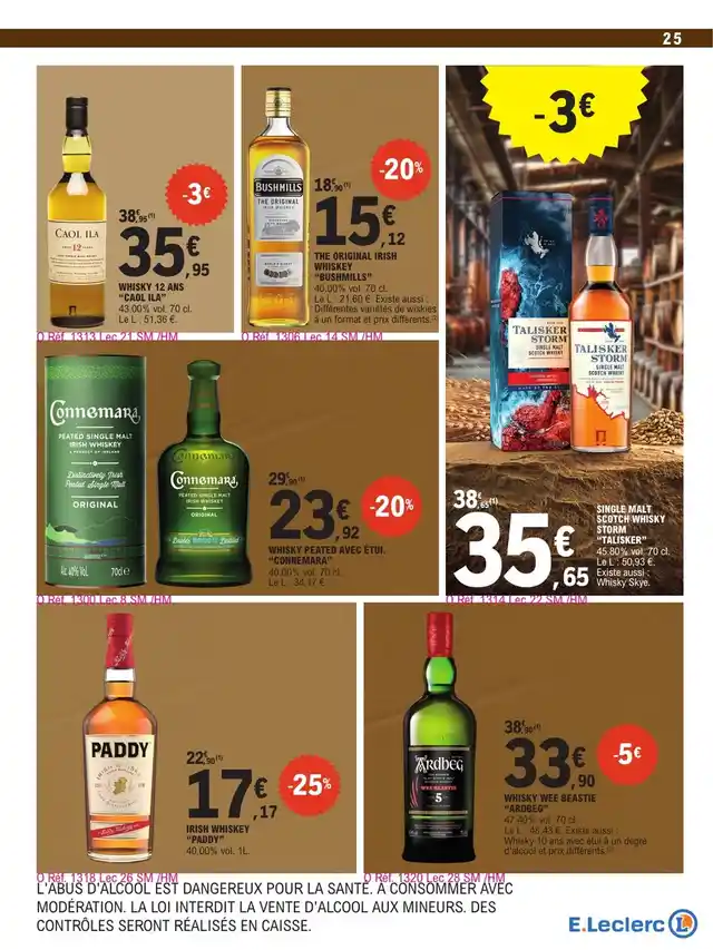 newspaper image - Whisky Wee Beastie Ardbeg - E.Leclerc