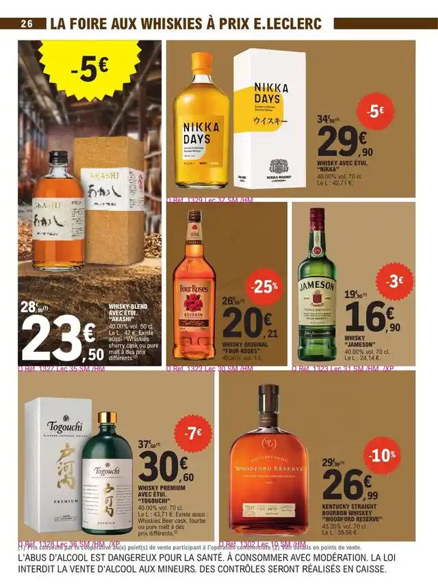 newspaper image - Whisky Jameson - E.Leclerc
