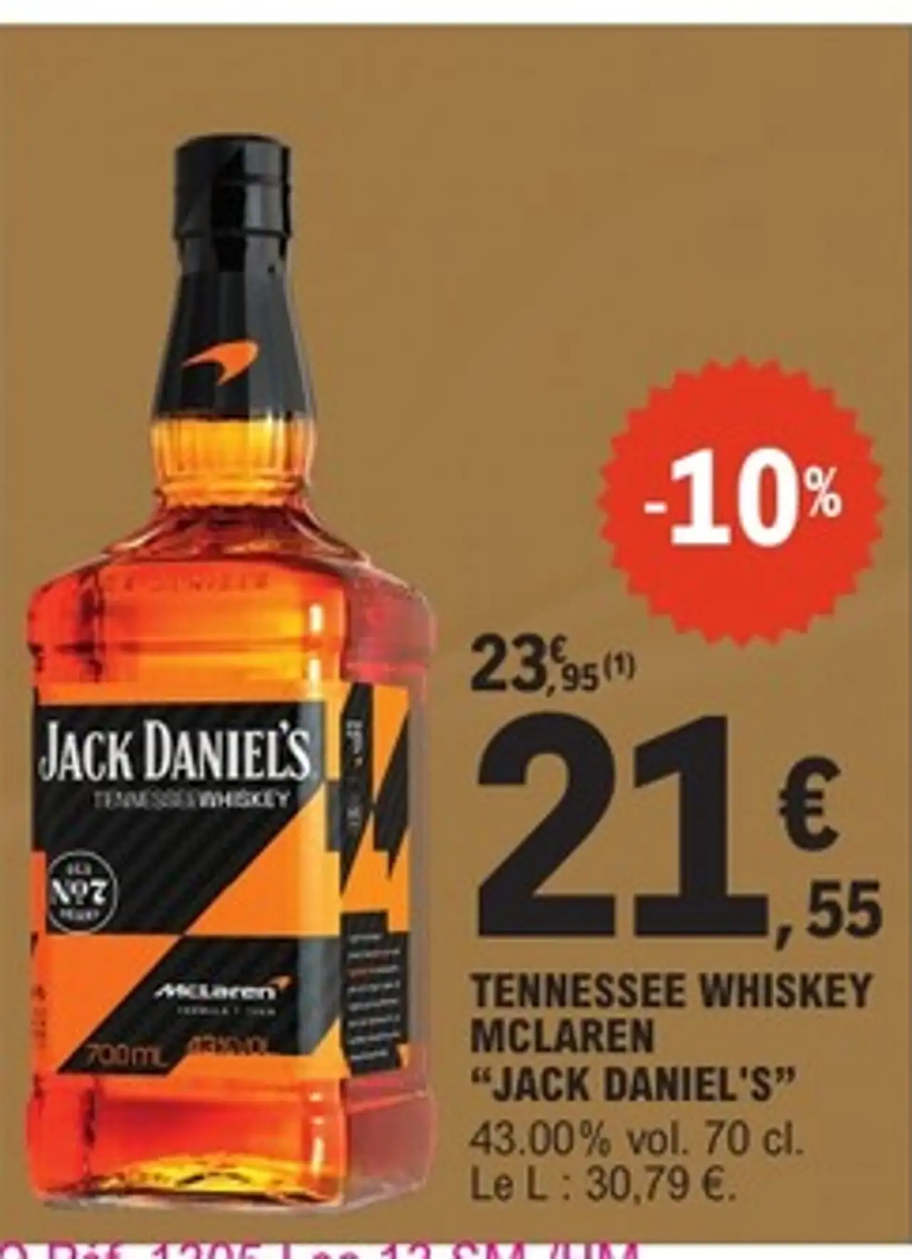 Tennessee Whiskey McLaren Jack Daniel's