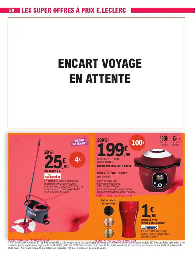 newspaper image - Kit Turbo 2.0 Vileda - E.Leclerc