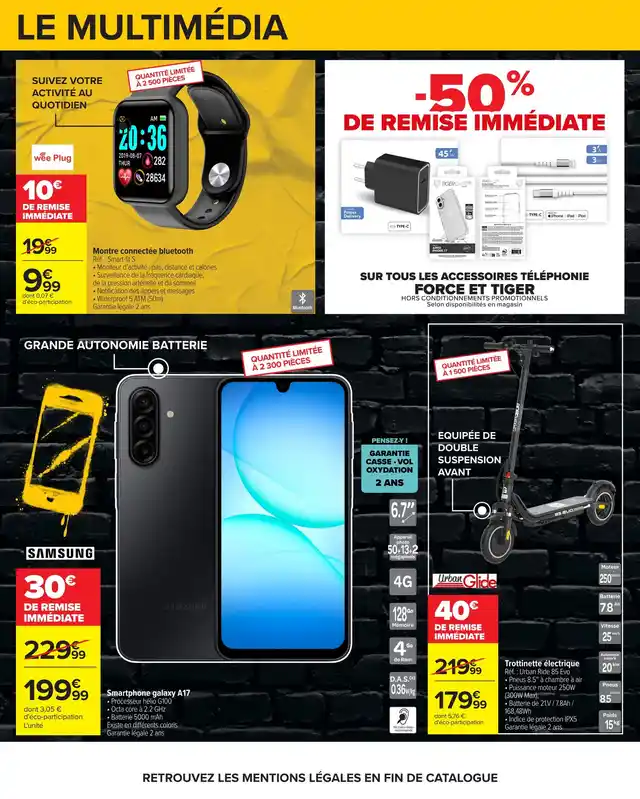 newspaper image - Smartphone Samsung Galaxy A17 - Carrefour