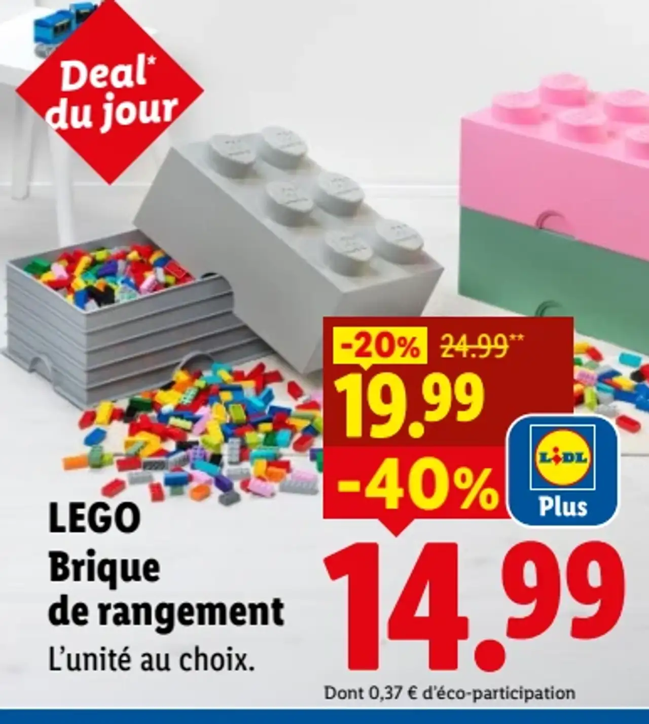 LEGO Brique de rangement