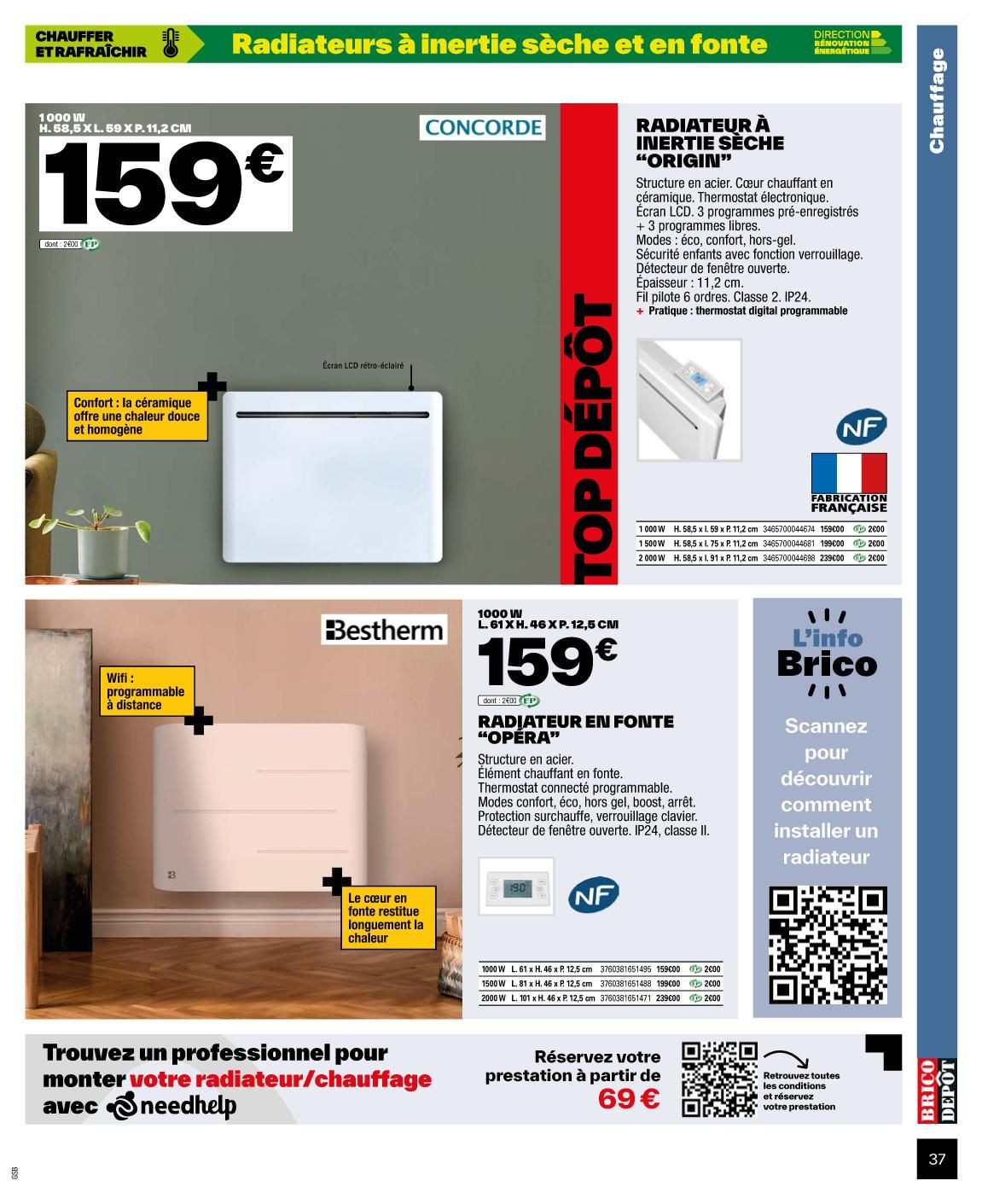 RADIATEUR EN FONTE "OPéRA" dans les offres actuelles