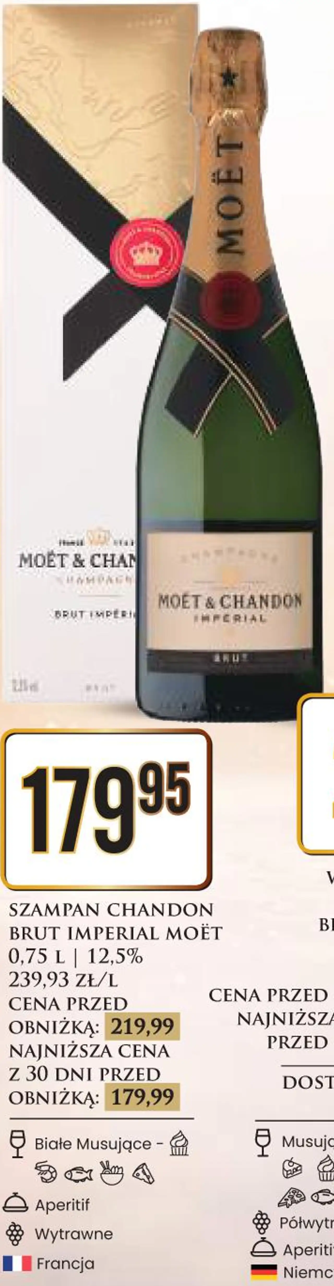 SZAMPAN CHANDON BRUT IMPERIAL MOËT