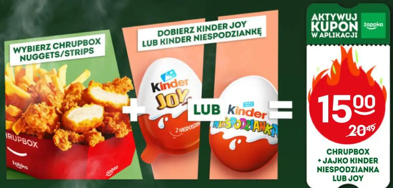 Chrupbox + Jajko Kinder Niespodzianka Lub Joy