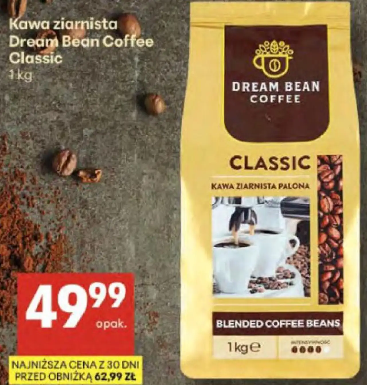 Kawa ziarnista Dream Bean Coffee Classic 1 kg