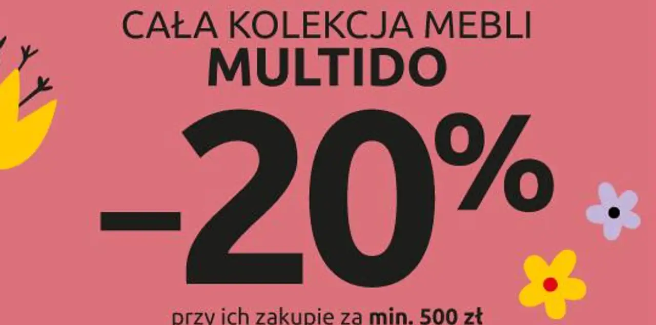 Kolekcja mebli Multido -20% przy ich zakupie za min. 500 zł