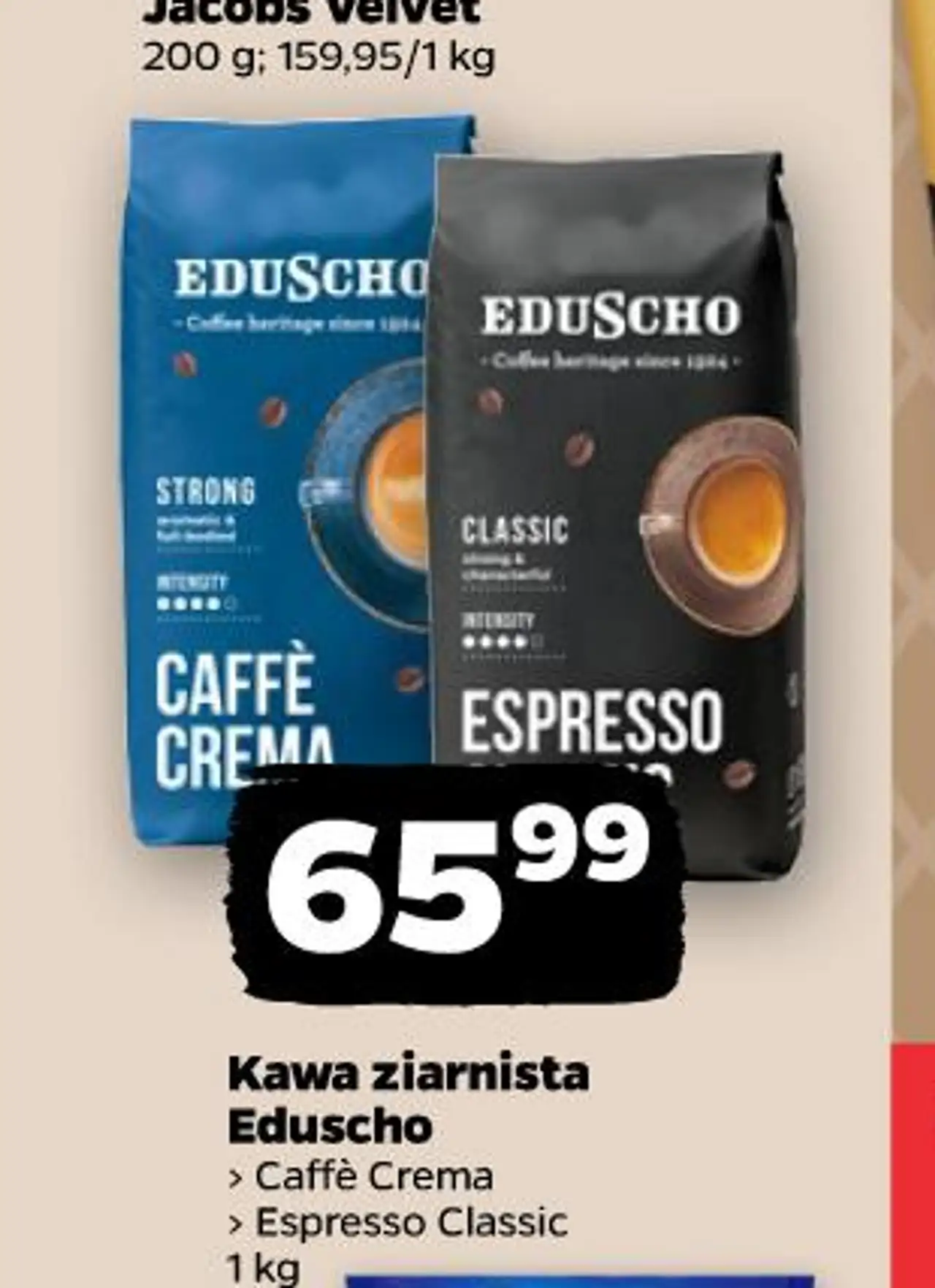 Kawa ziarnista Eduscho > Caffè Crema > Espresso Classic