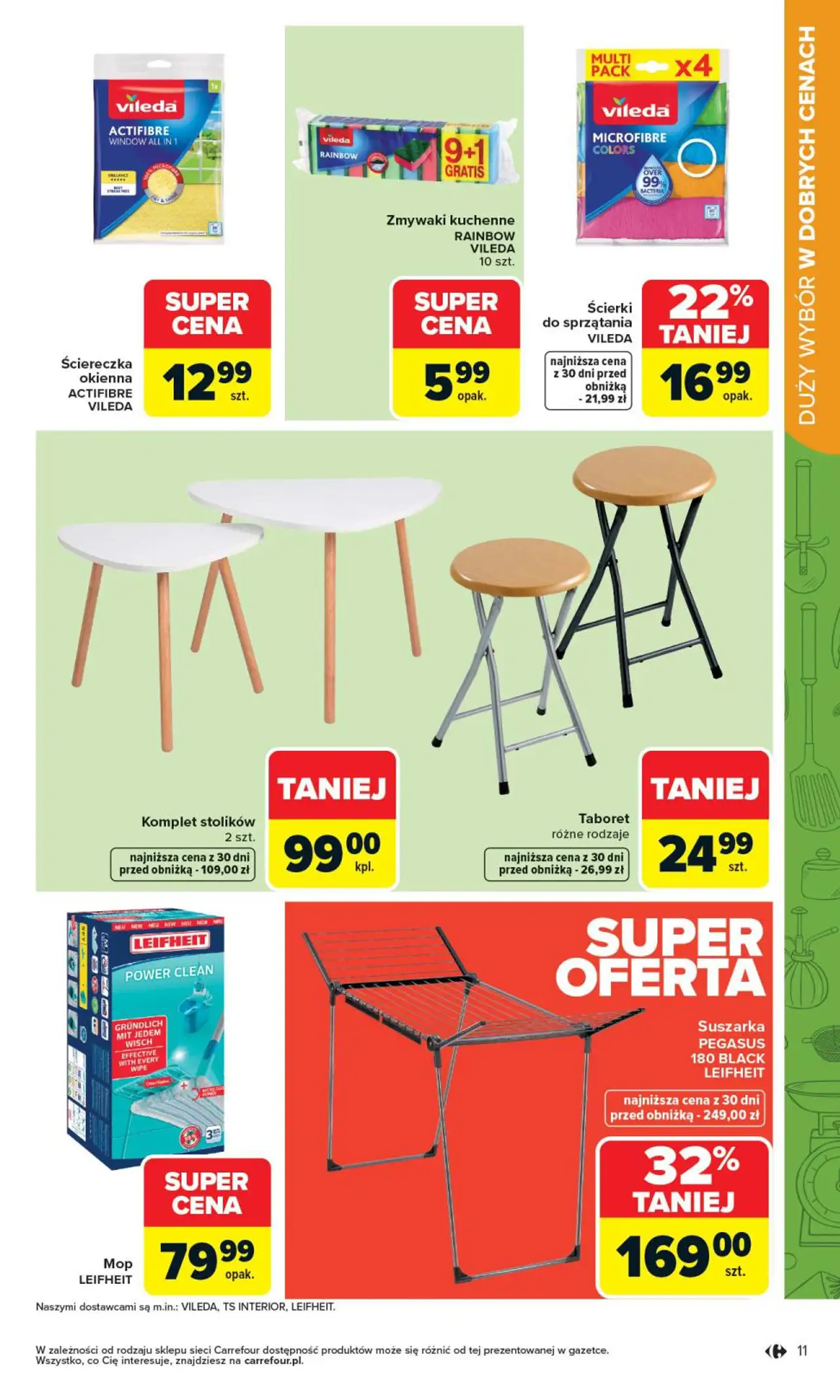 Zmywaki kuchenne RAINBOW VILEDA 10 szt.