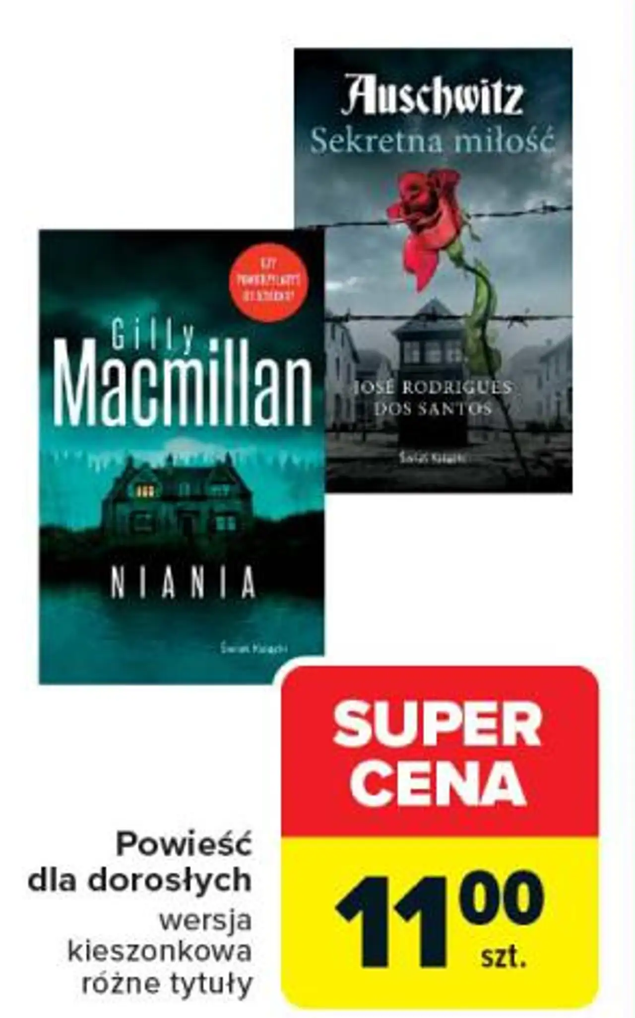 Powieść dla dorosłych wersja kieszonkowa różne tytuły