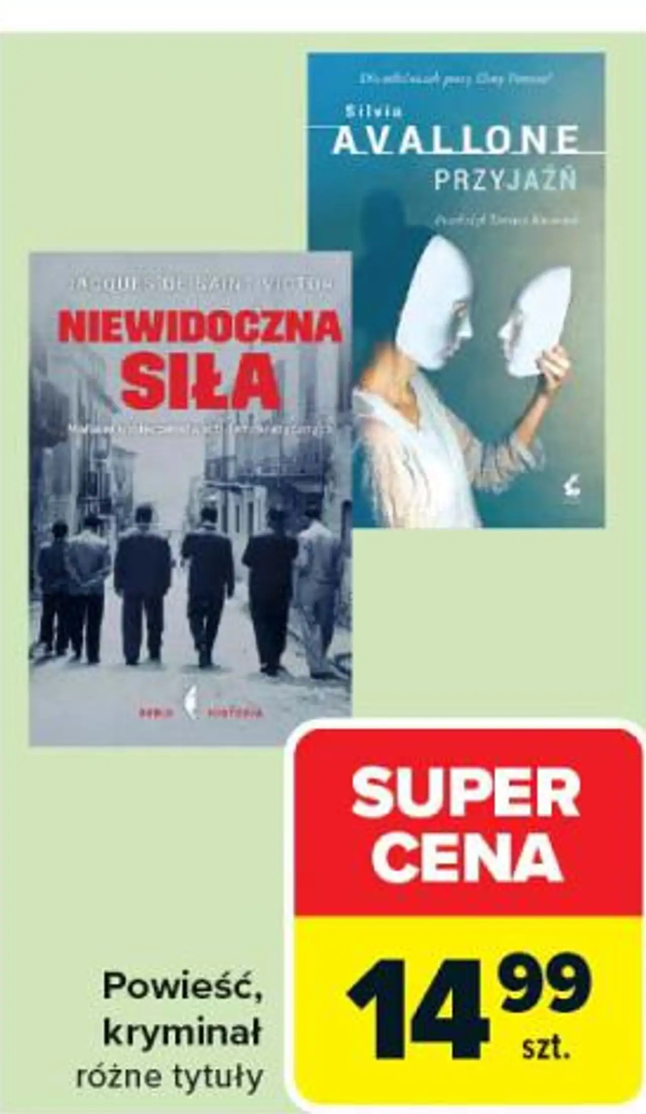 Powieść, kryminał różne tytuły