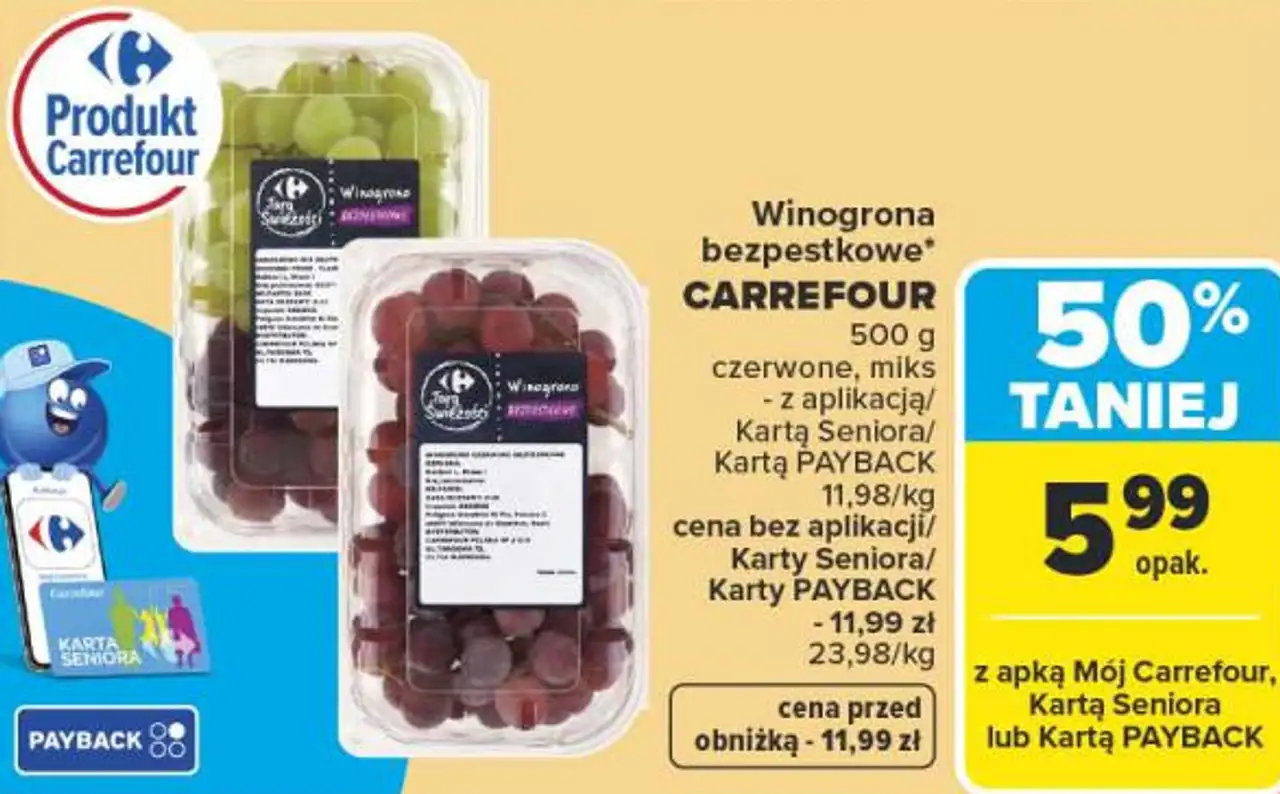 Winogrona bezpestkowe