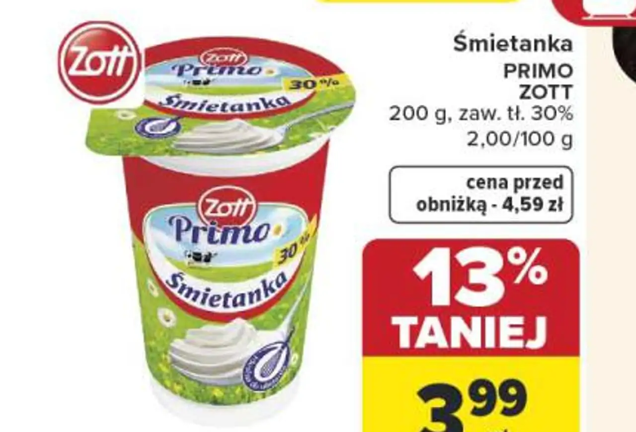 Śmietanka PRIMO ZOTT 200 g