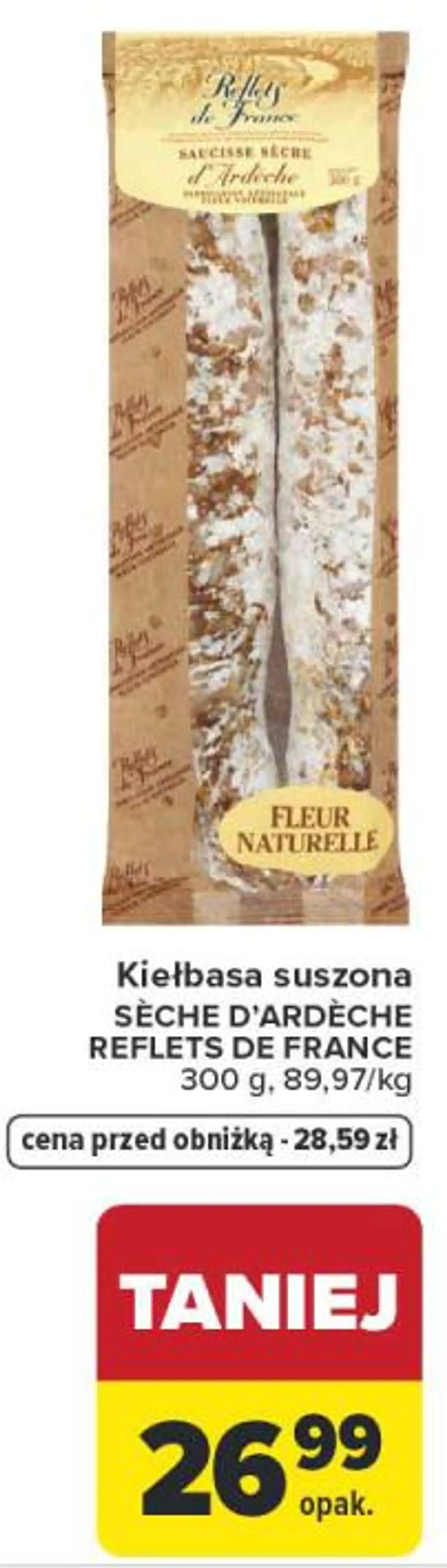 Kiełbasa suszona SÈCHE D'ARDÈCHE REFLETS DE FRANCE 300 g