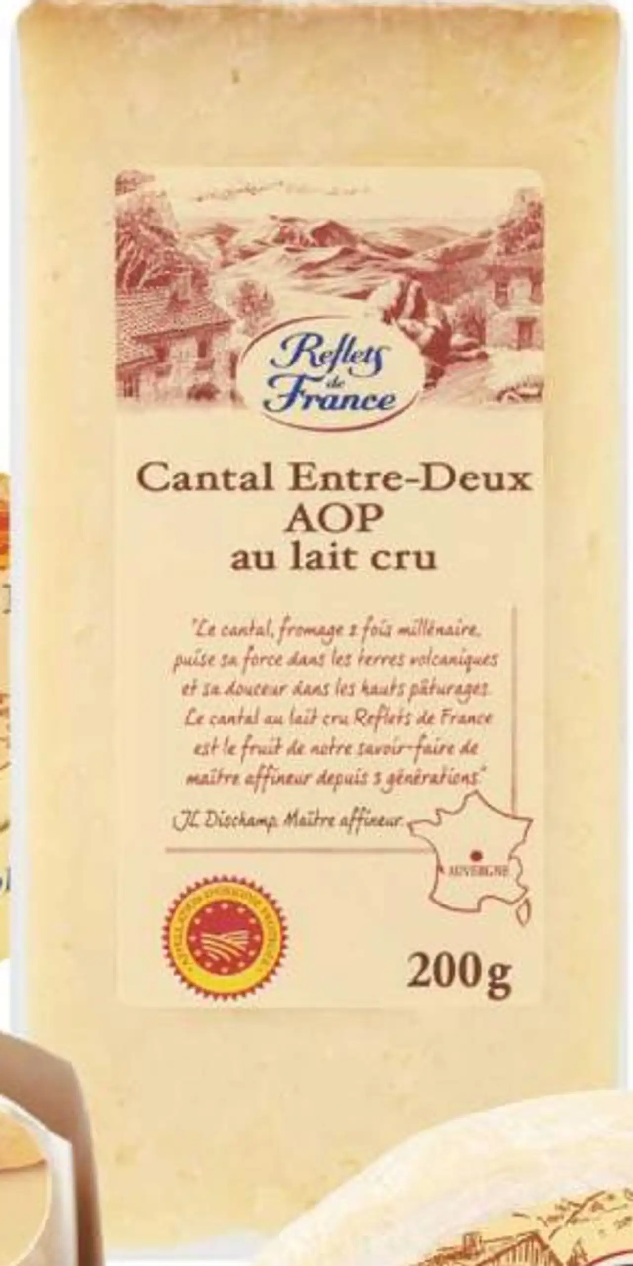 Cantal Entre-Deux AOP au lait cru Reflets de France