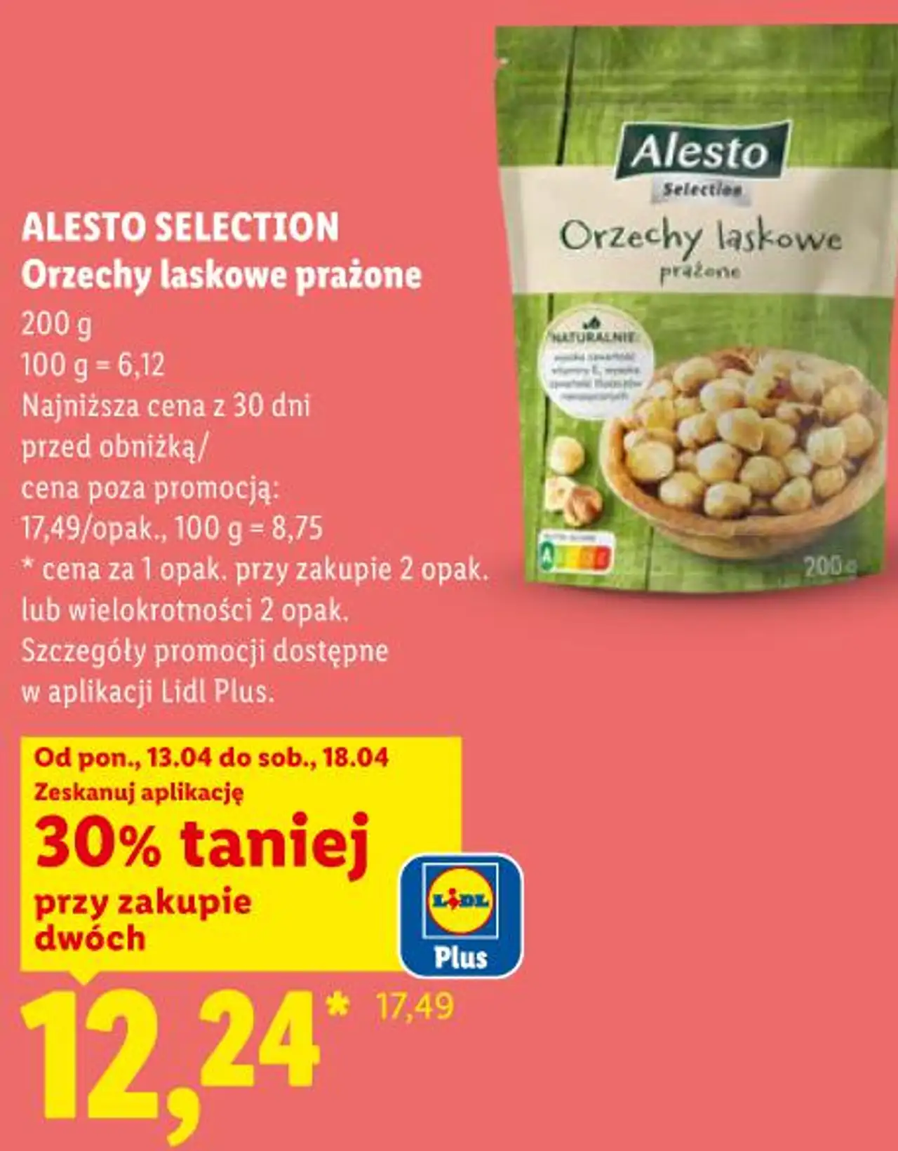 Orzechy laskowe prażone