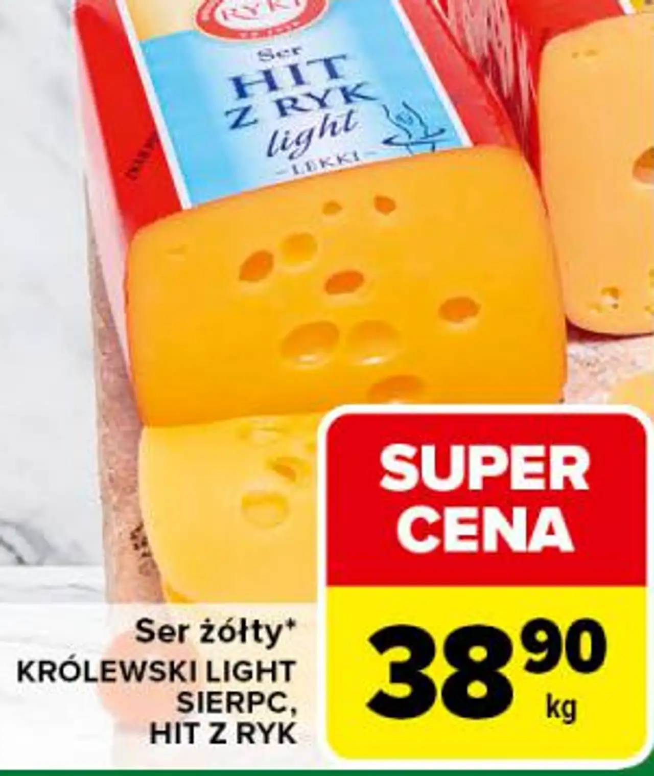 Ser żółty KRÓLEWSKI LIGHT SIERPC, HIT Z RYK