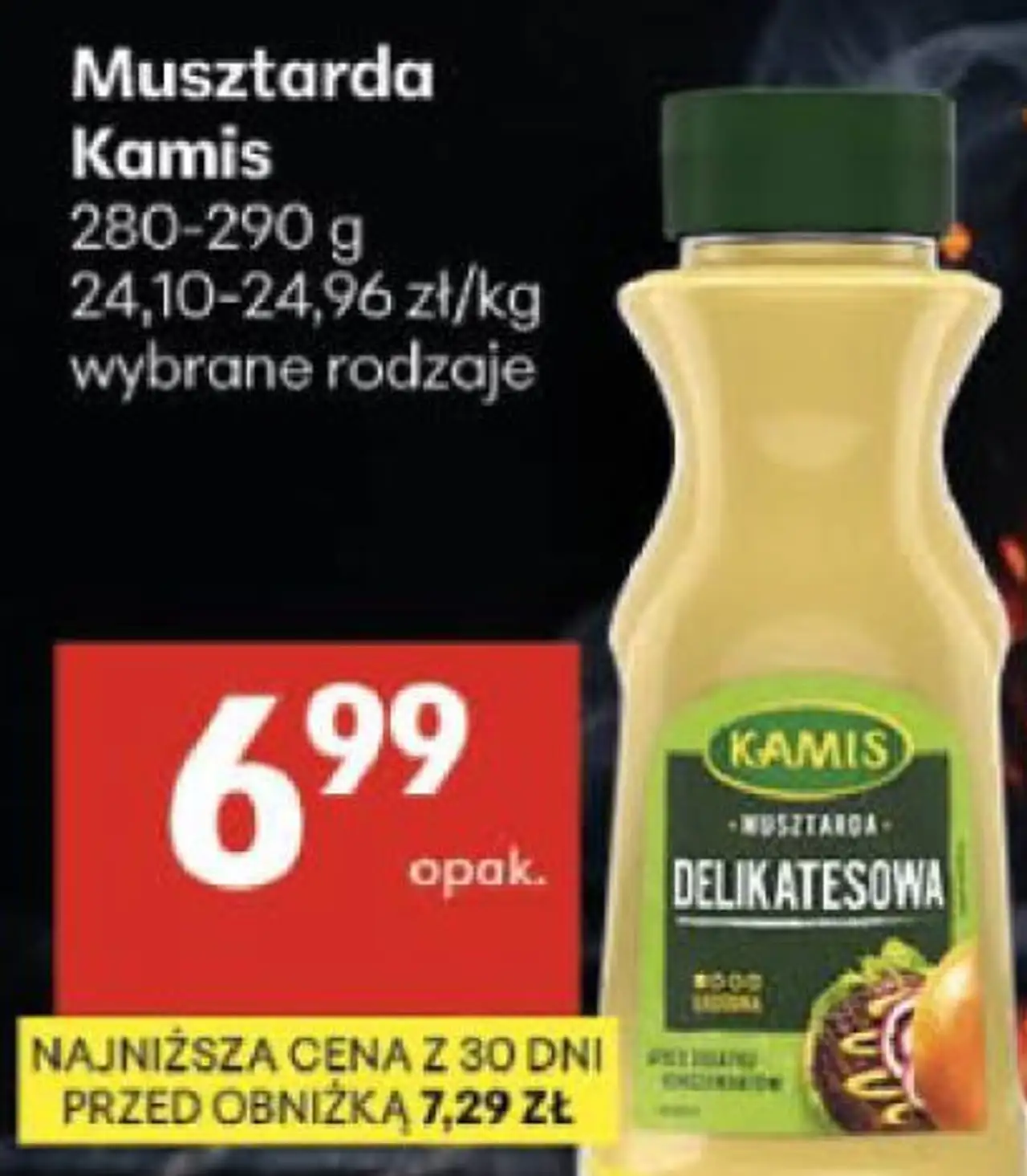 Musztarda Kamis 280-290 g wybrane rodzaje