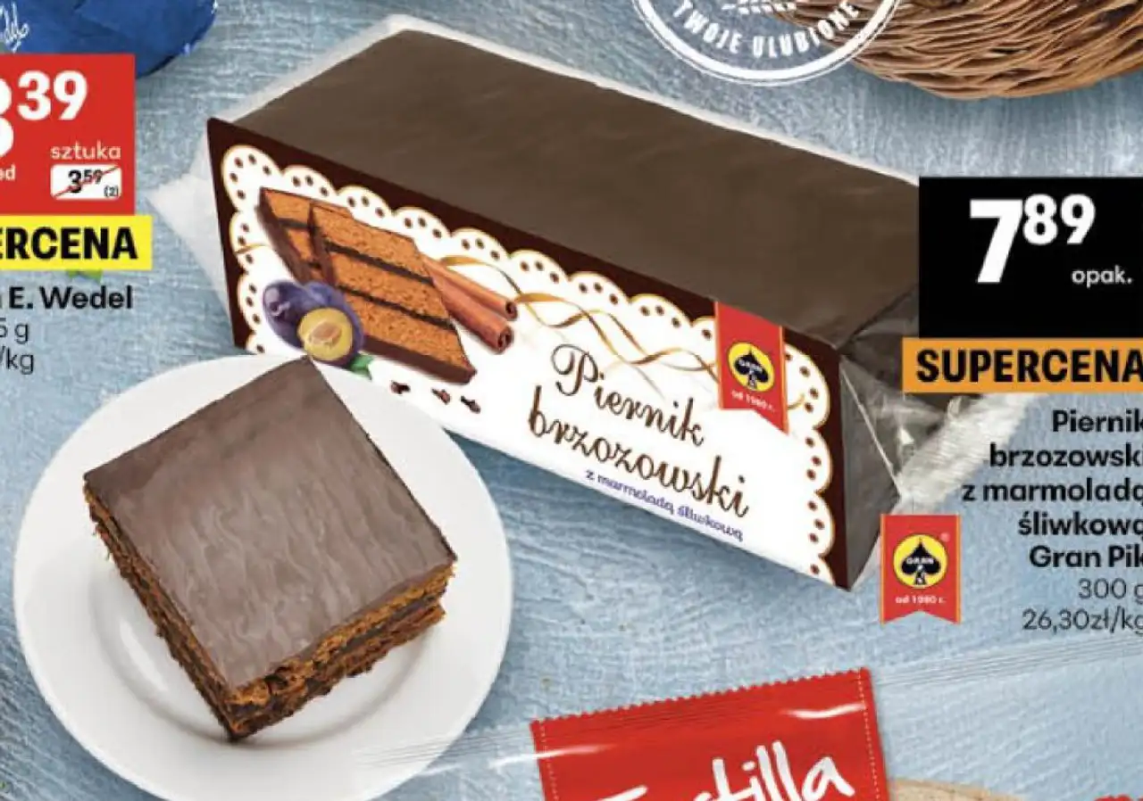 Piernik brzozowski z marmoladą śliwkową Gran Pik