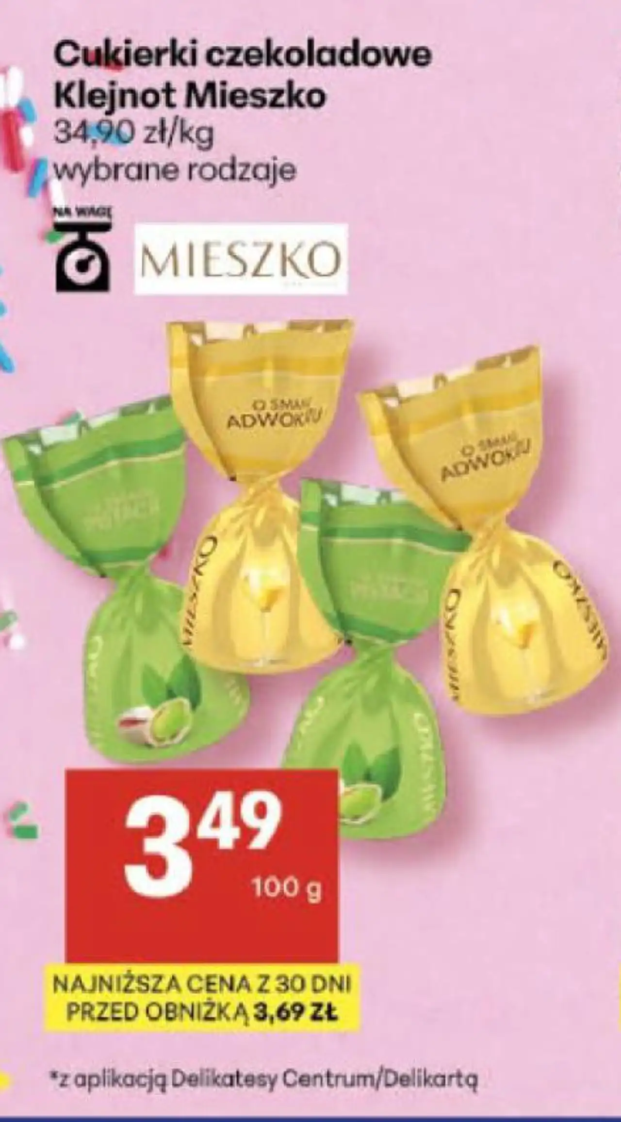 Cukierki czekoladowe Klejnot Mieszko