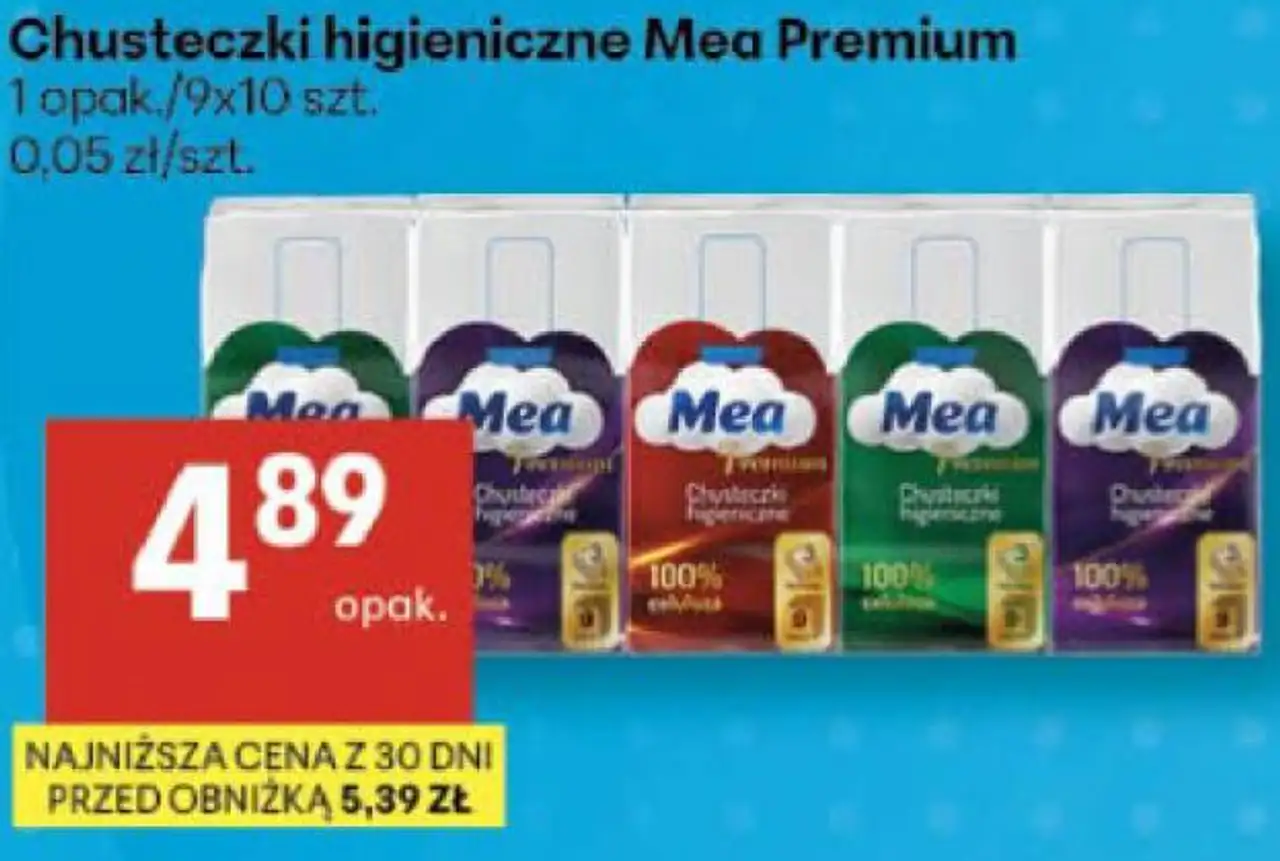 Chusteczki higieniczne Mea Premium