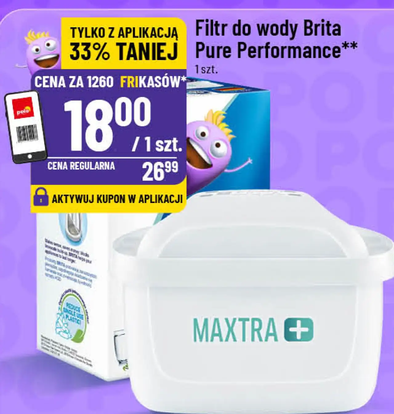 Filtr do wody Brita Pure Performance**