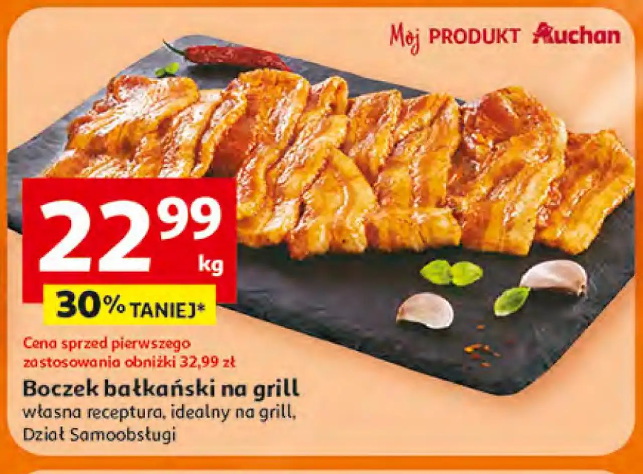 Boczek bałkański na grill