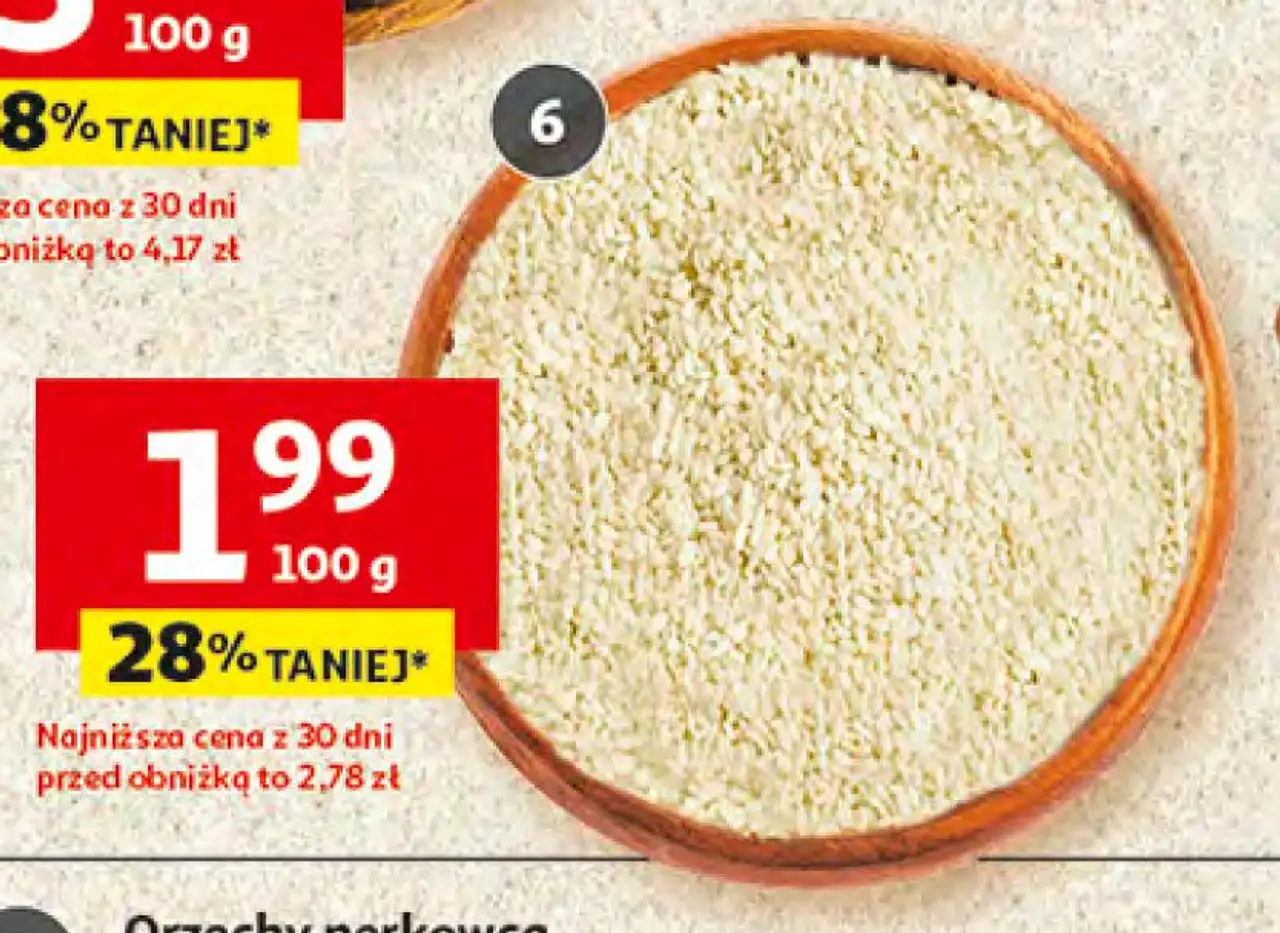 Sezam, ziarno luzem lub w opakowaniu