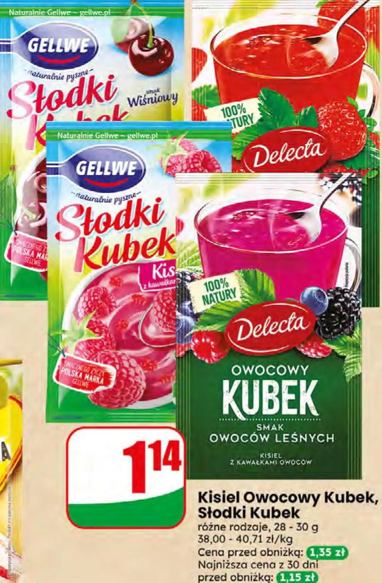 Kisiel Owocowy Kubek, Słodki Kubek