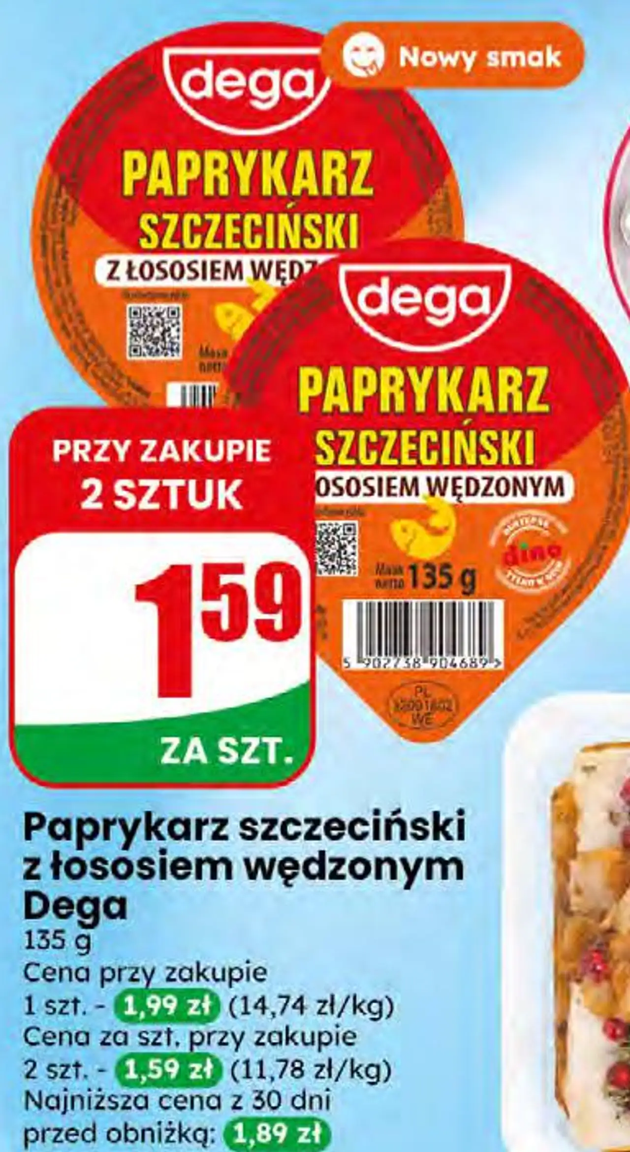 Paprykarz szczeciński z łososiem wędzonym Dega 135 g