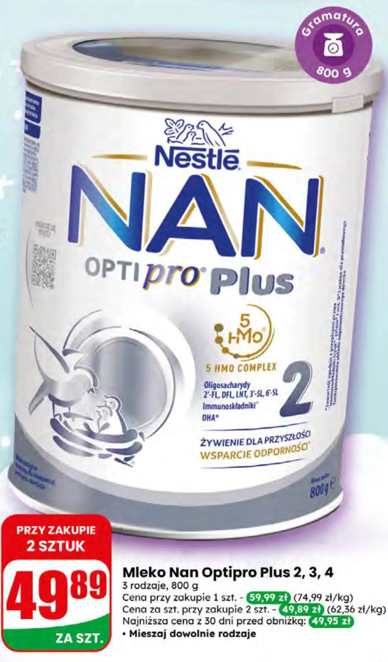 Mleko Nan Optipro Plus 2, 3, 4
