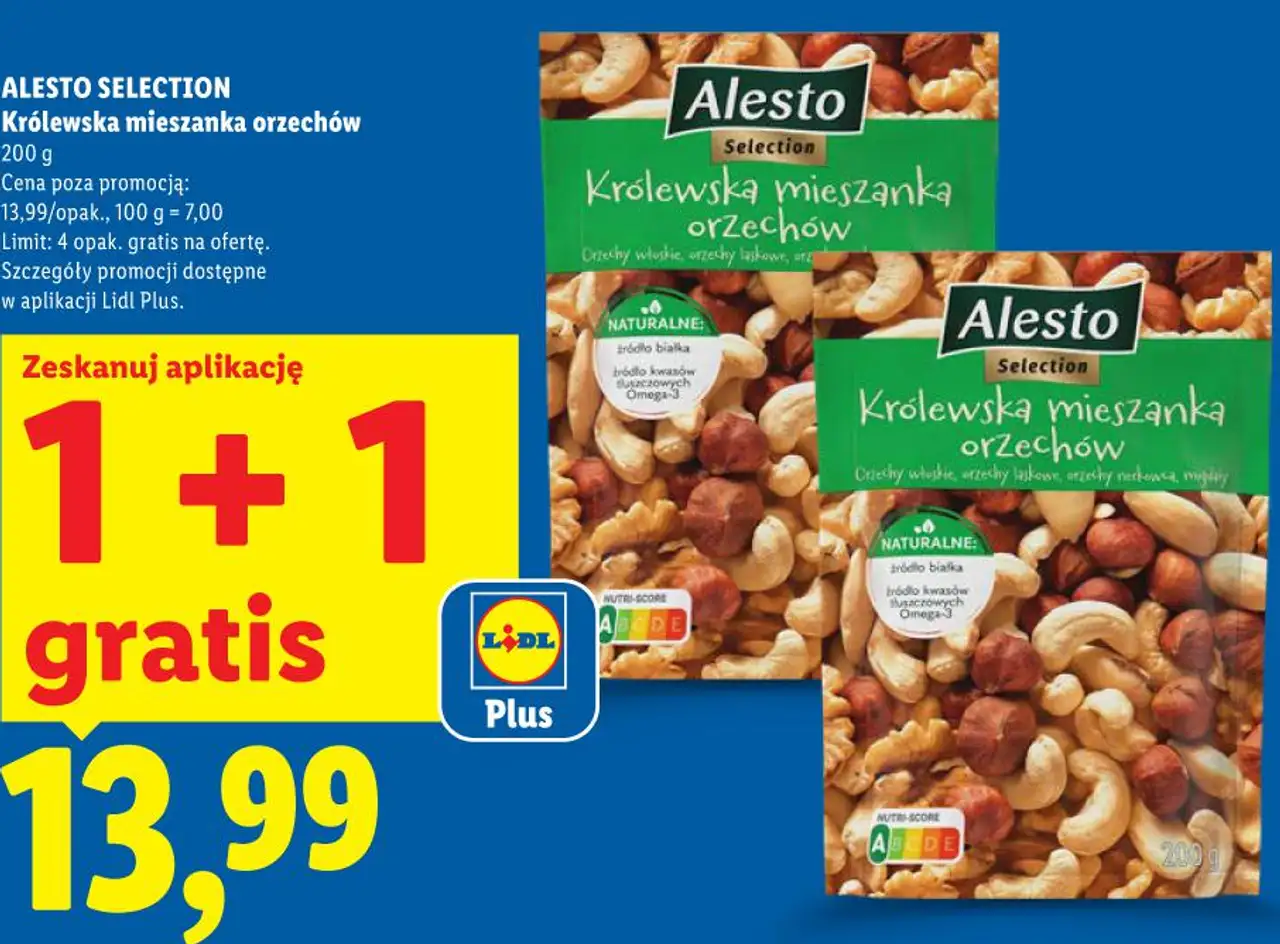 Królewska mieszanka orzechów Alesto Selection